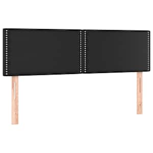 Box spring postel s matrací černá 140 x 190 cm umělá kůže - obrázek 6