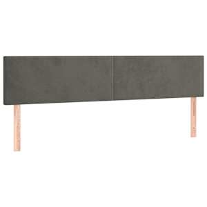 Box spring postel s matrací tmavě šedá 160x200 cm samet - obrázek 6