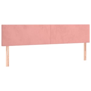 Box spring postel s matrací růžová 200x200 cm samet - obrázek 6