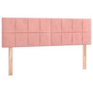 Box spring postel s matrací růžová 140x200 cm samet - obrázek 6