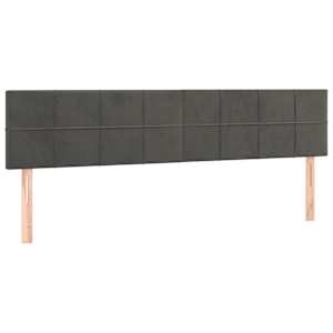 Box spring postel s matrací tmavě šedá 180x200 cm samet - obrázek 6