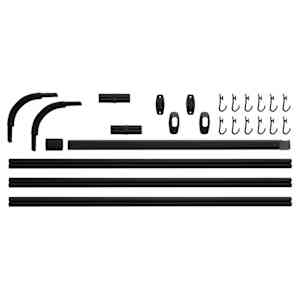 Sealskin Σιδηρόδρομος Κουρτίνας Μπάνιου Σετ Easy-Roll Μαύρος