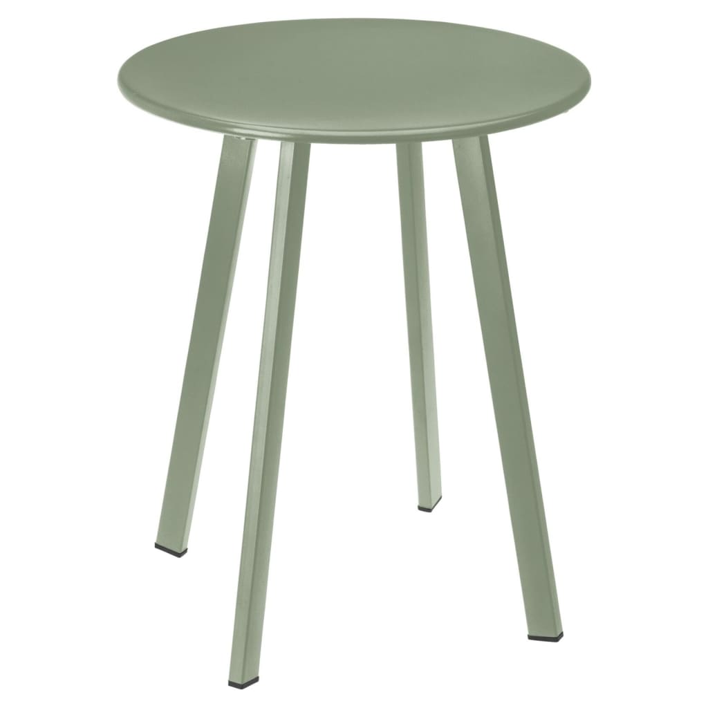 ProGarden Table d'appoint d'extérieur 40x49 cm Vert mat