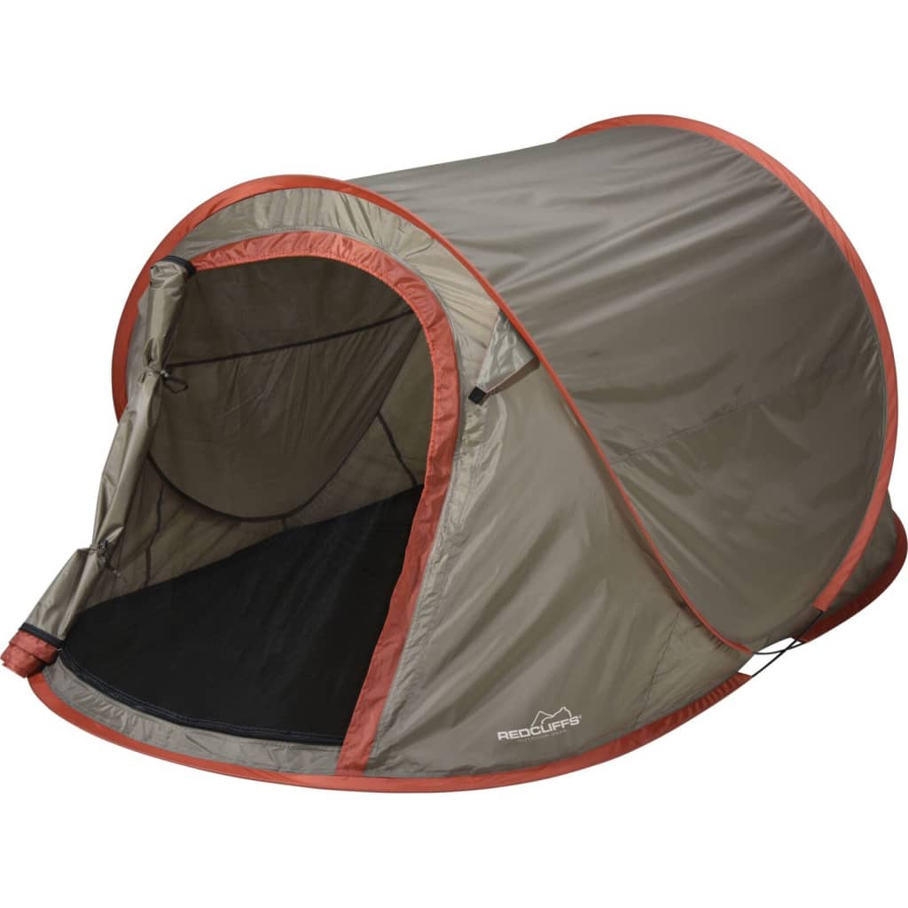 Afbeelding Redcliffs Tent voor 1/2 personen pop-up 220x120x95 cm bruin door Vidaxl.nl