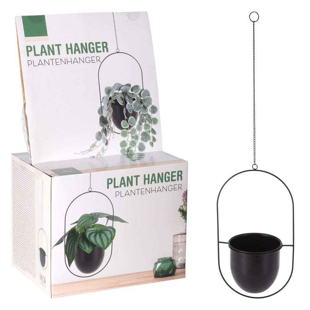 ProGarden Pot suspendu pour plantes 20,5x15x39 cm noir