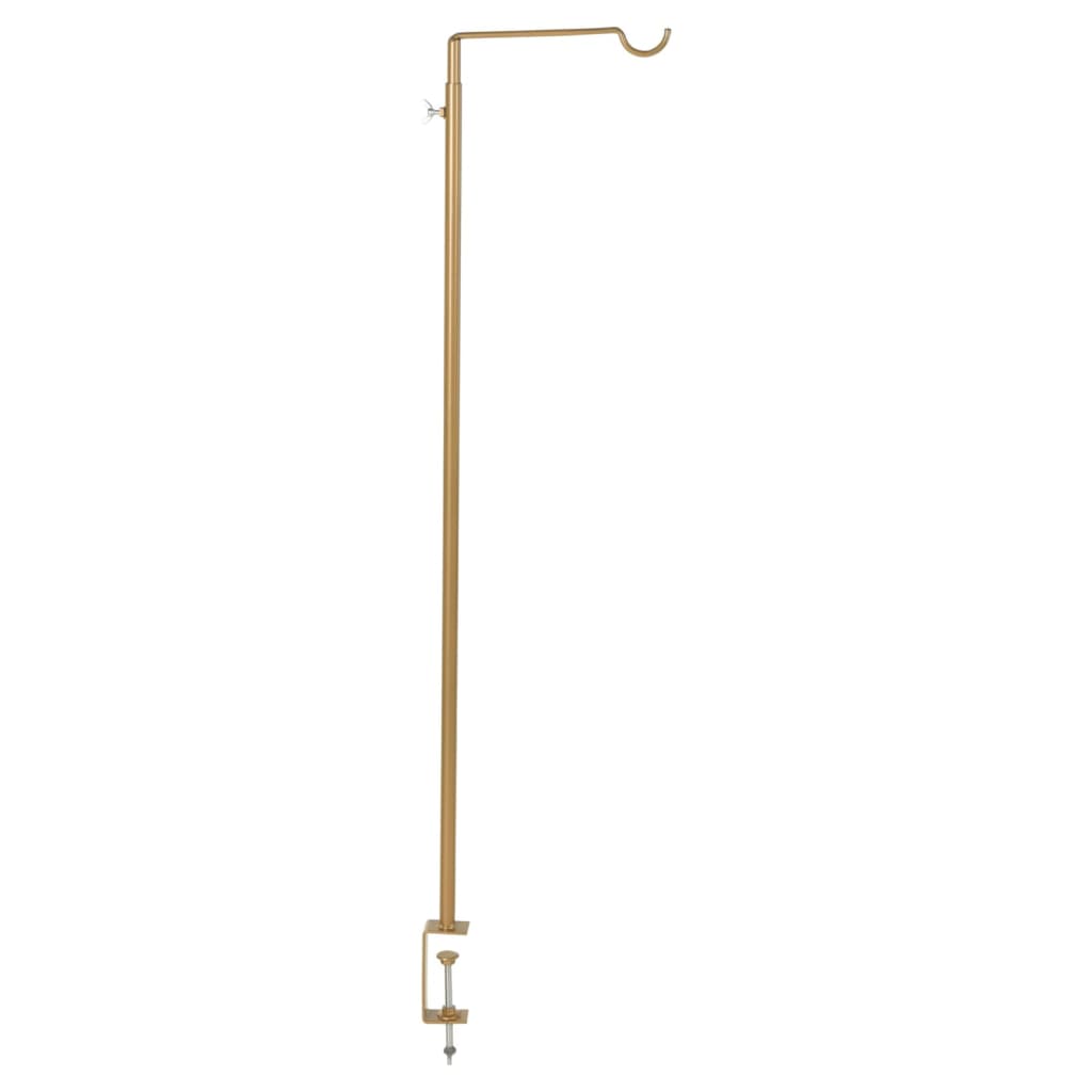 H&S Collection Tischhaken mit Klemme 20x90 cm Golden