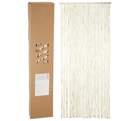 H&S Collection Door Curtain 90x200 cm Sorghum Natural