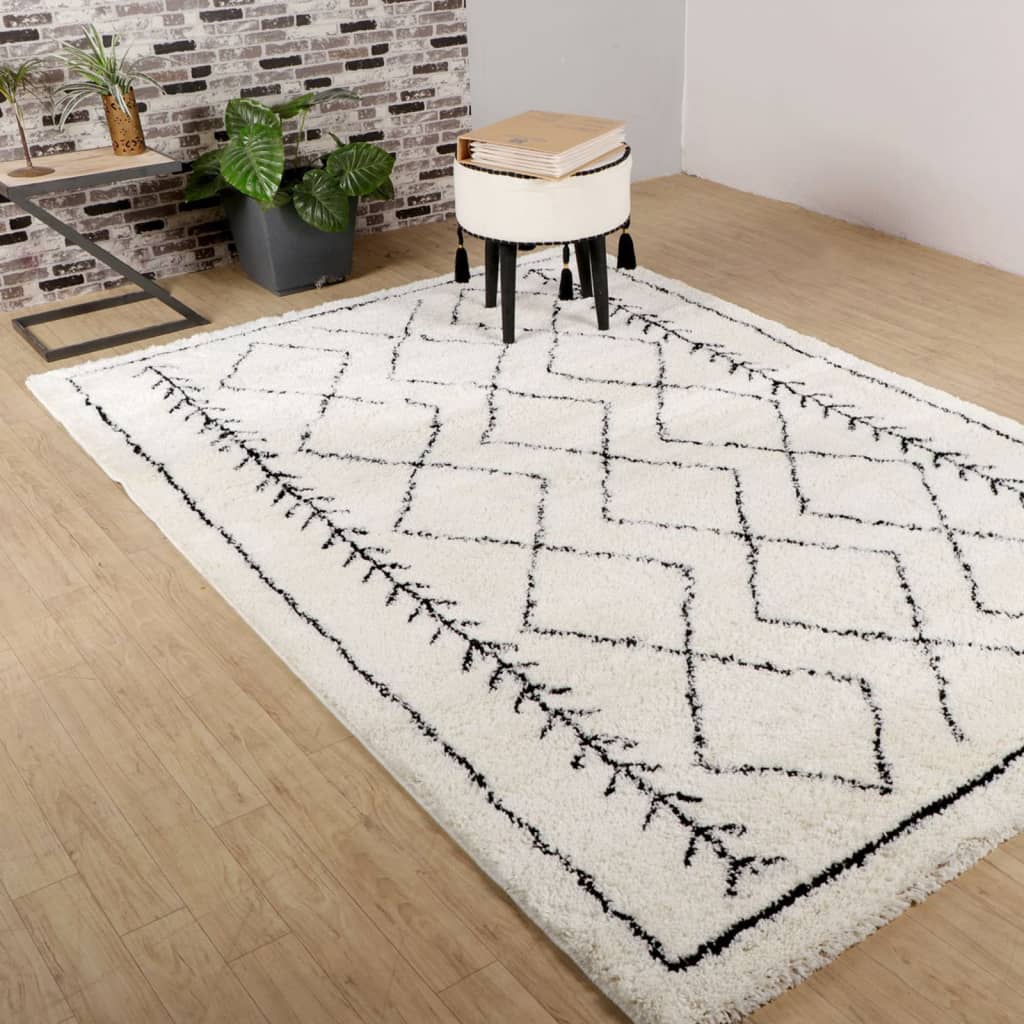 Dutch Lifestyle Teppich Florence S 230x 160 cm Weiß