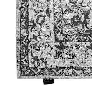Dutch Lifestyle Tappeto Durban Genial 230x160 cm Grigio e Nero
