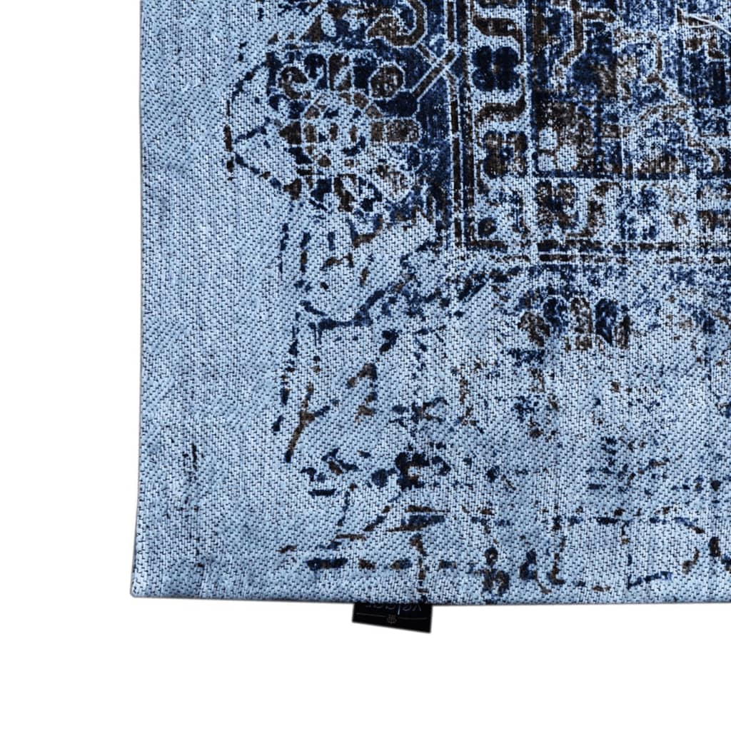 Dutch Lifestyle Vloerkleed Durban Genial 300x200 cm beige en blauw afbeelding