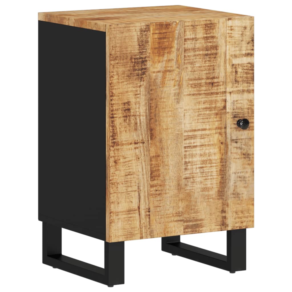  4-dielna súprava kúpeľňového nábytku mangovníkové drevo