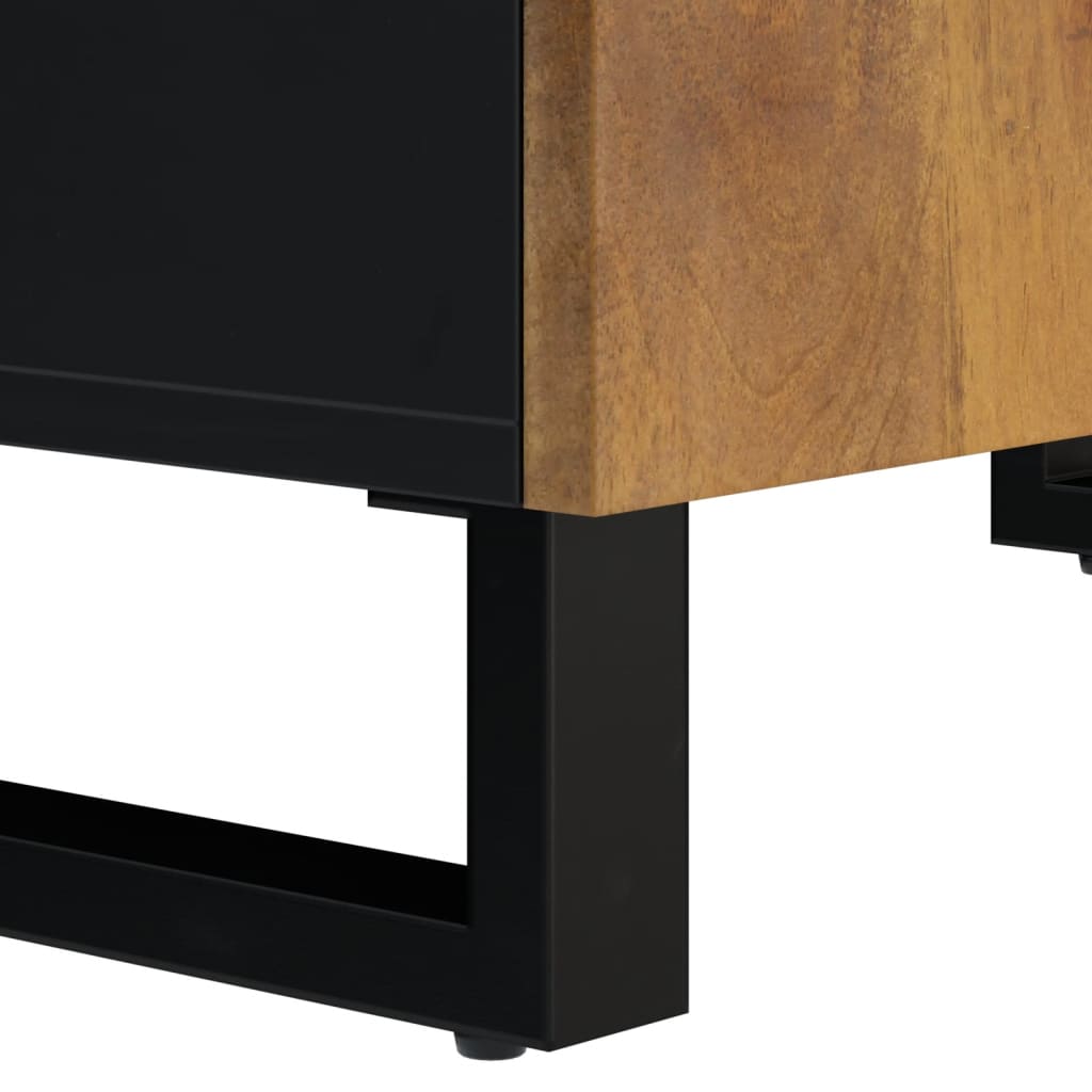 5-dijelni set kupaonskog namještaja od masivnog drva manga