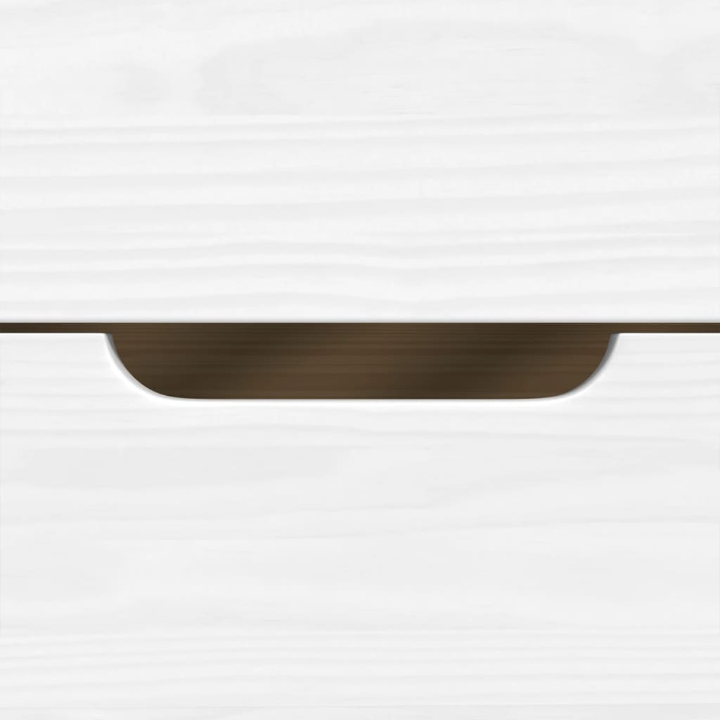 Pat de zi cu 3 sertare "IRUN", alb, 90x200 cm, lemn masiv pin