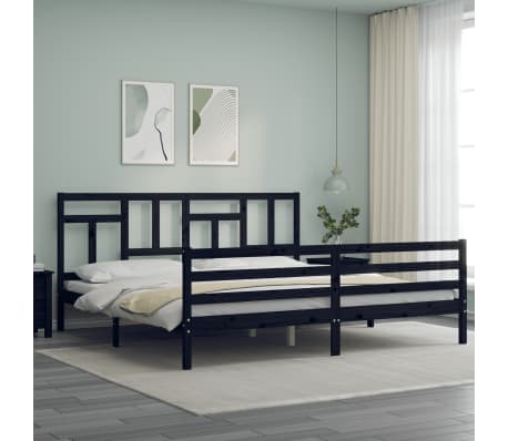 vidaXL &Pi;&lambda;&alpha;ί&sigma;&iota;&omicron; &Kappa;&rho;&epsilon;&beta;&alpha;&tau;&iota;&omicron;ύ &mu;&epsilon; &Kappa;&epsilon;&phi;&alpha;&lambda;ά&rho;&iota; &Mu;&alpha;ύ&rho;&omicron; 200x200 &epsilon;&kappa;. &Mu;&alpha;&sigma;ί&phi; &Xi;ύ&lambda;&omicron;