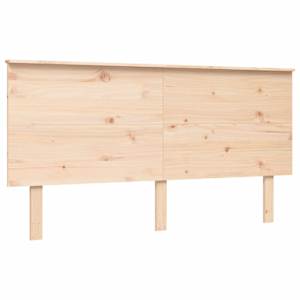 Rám postele s čelem 160 x 200 cm masivní dřevo - obrázek 8