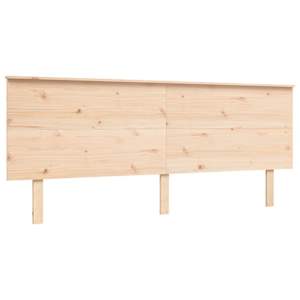 Postel s čelem pro seniory 200x200 cm masivní dřevo - obrázek 8