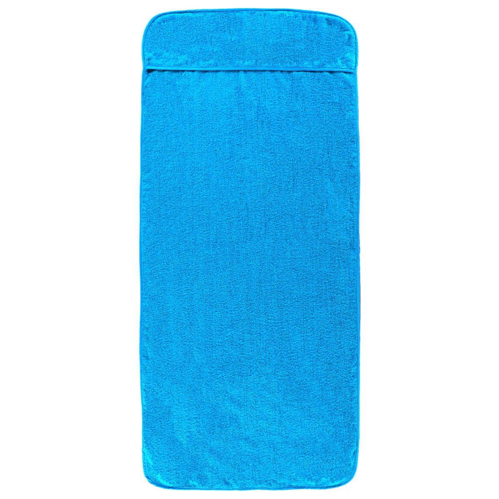  Plážové uteráky 4 ks tyrkysové 60x135 cm látka 400 GSM