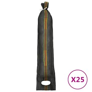 vidaXL liivakotid 25 tk, tumeroheline, 103 x 25 cm, HDPE