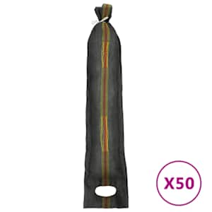 vidaXL liivakotid 50 tk, tumeroheline, 103 x 25 cm, HDPE