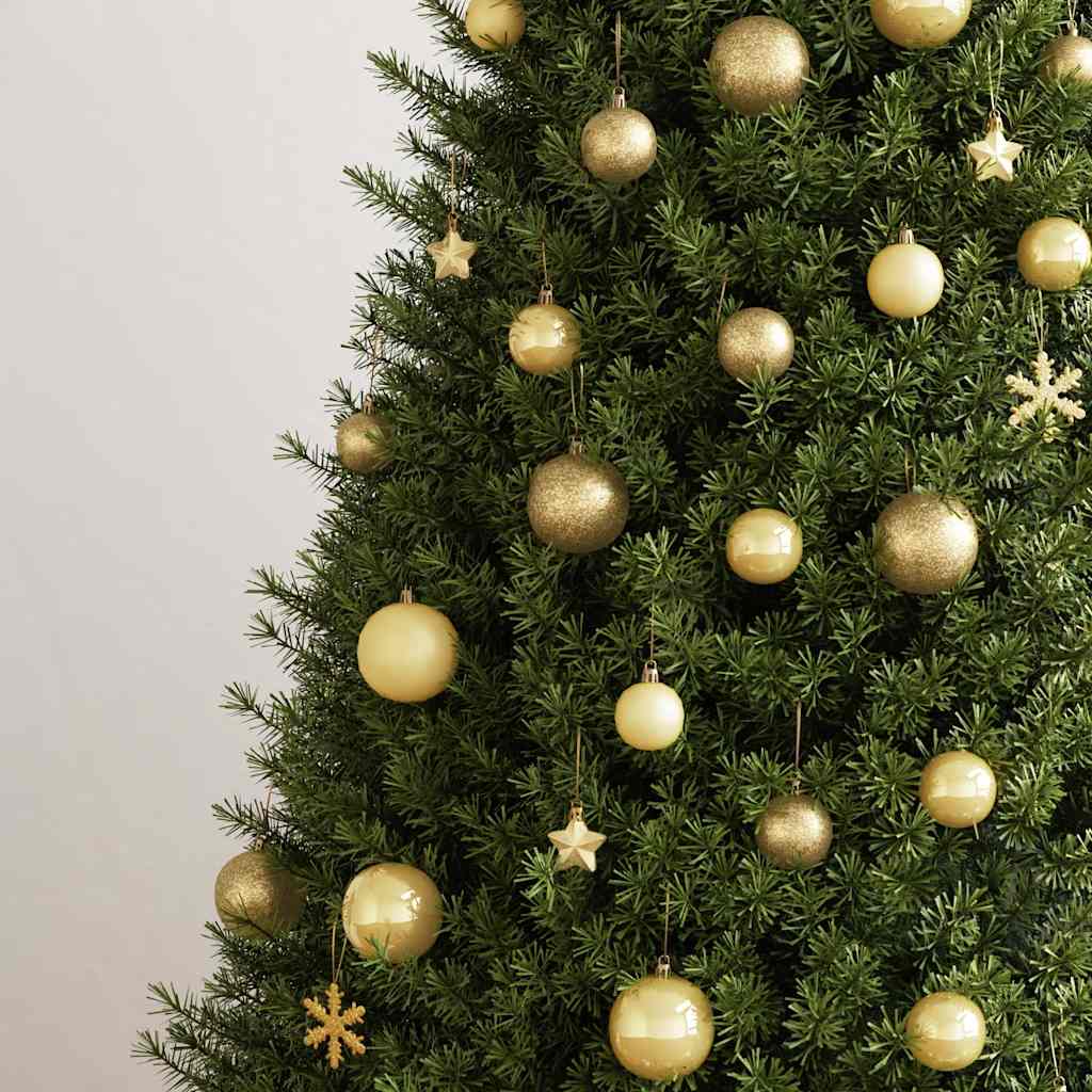 Thumbnail - vidaXL 111-tlg. Weihnachtskugel-Set Golden Polystyrol