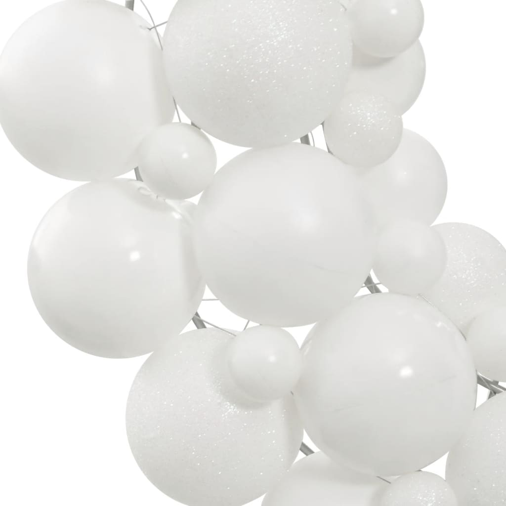 vidaXL Kerstkrans 45 cm polystyreen wit, foto 3