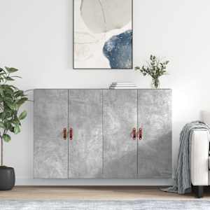 Nástěnné skříňky 2 ks betonově šedé 69,5 x 34 x 90 cm - obrázek 1