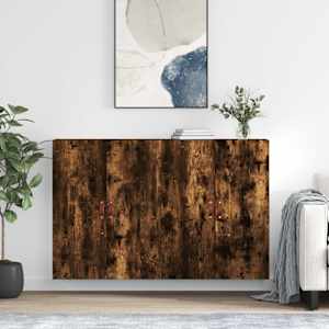 Nástěnné skříňky 2 ks kouřový dub 69,5 x 34 x 90 cm - obrázek 1