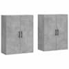 vidaXL seinakapid 2 tk, betoonhall, 69,5 x 34 x 90 cm