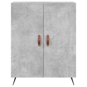 Skříň highboard betonově šedá 69,5x34x180 cm kompozitní dřevo - obrázek 8
