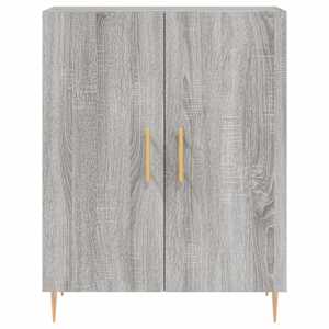 Skříň highboard šedá sonoma 69,5 x 34 x 180 cm kompozitní dřevo - obrázek 8