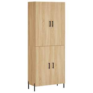 Skříň highboard dub sonoma 69,5 x 34 x 180 cm kompozitní dřevo - obrázek 2