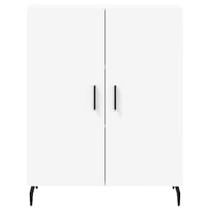 Skříň highboard bílá 69,5 x 34 x 180 cm kompozitní dřevo - obrázek 8