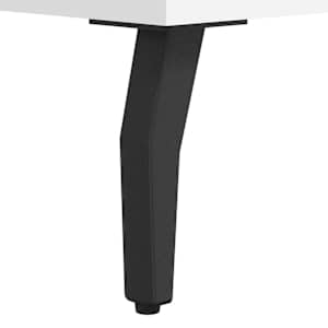 Skříň highboard bílá 69,5 x 34 x 180 cm kompozitní dřevo - obrázek 11