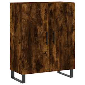 Skříň highboard kouřový dub 69,5 x 34 x 180 cm kompozitní dřevo - obrázek 7