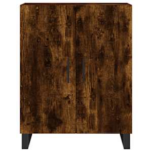 Skříň highboard kouřový dub 69,5 x 34 x 180 cm kompozitní dřevo - obrázek 8