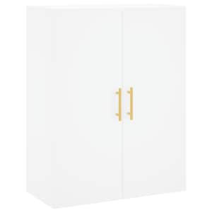 Skříň highboard bílá 69,5 x 34 x 180 cm kompozitní dřevo - obrázek 5