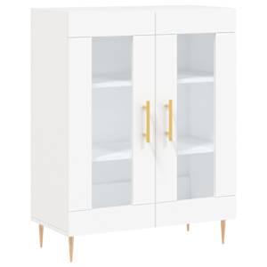 Skříň highboard bílá 69,5 x 34 x 180 cm kompozitní dřevo - obrázek 7