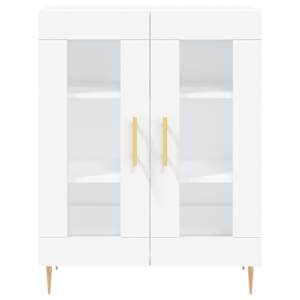 Skříň highboard bílá 69,5 x 34 x 180 cm kompozitní dřevo - obrázek 8