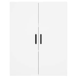 Skříň highboard bílá 69,5 x 34 x 180 cm kompozitní dřevo - obrázek 6