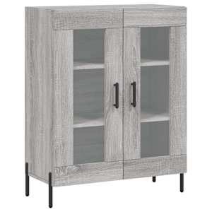 Skříň highboard šedá sonoma 69,5 x 34 x 180 cm kompozitní dřevo - obrázek 7