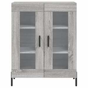 Skříň highboard šedá sonoma 69,5 x 34 x 180 cm kompozitní dřevo - obrázek 8