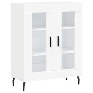 Skříň highboard bílá 69,5 x 34 x 180 cm kompozitní dřevo - obrázek 7