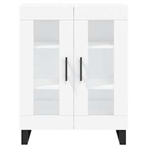 Skříň highboard bílá 69,5 x 34 x 180 cm kompozitní dřevo - obrázek 8