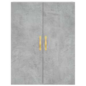 Skříň highboard betonově šedá 69,5x34x180 cm kompozitní dřevo - obrázek 6