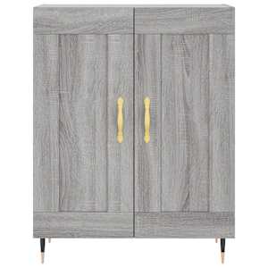 Skříň highboard šedá sonoma 69,5 x 34 x 180 cm kompozitní dřevo - obrázek 8