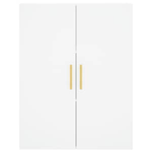 Skříň highboard bílá 69,5 x 34 x 180 cm kompozitní dřevo - obrázek 6