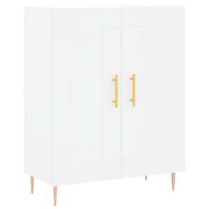 Skříň highboard bílá 69,5 x 34 x 180 cm kompozitní dřevo - obrázek 7