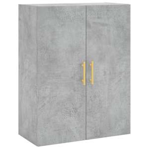 Skříň highboard betonově šedá 69,5x34x180 cm kompozitní dřevo - obrázek 6