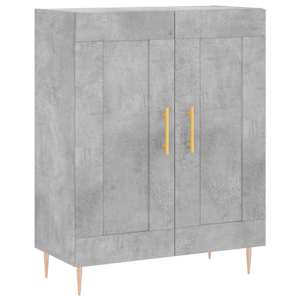 Skříň highboard betonově šedá 69,5x34x180 cm kompozitní dřevo - obrázek 7