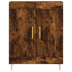 Skříň highboard kouřový dub 69,5 x 34 x 180 cm kompozitní dřevo - obrázek 7